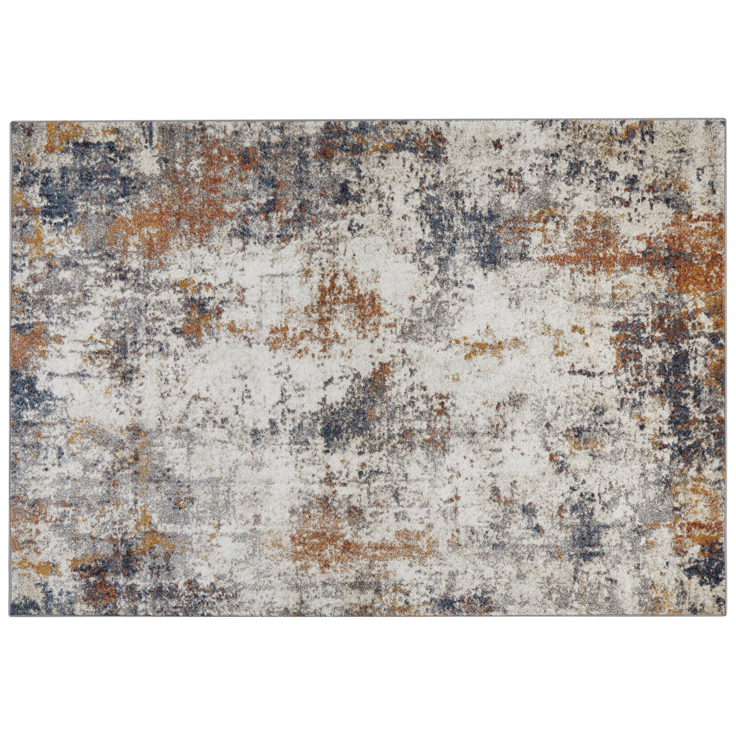 Teppich mehrfarbig 160 x 230 cm abstraktes Muster Kurzflor SHATIN