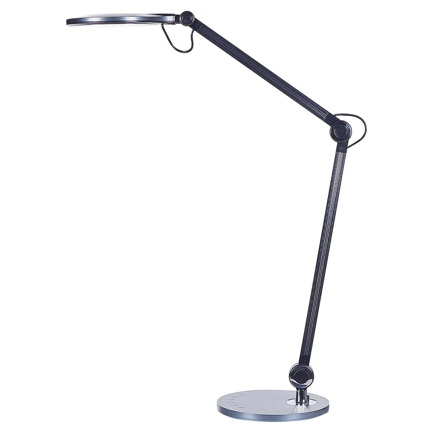 LED Schreibtischlampe ERIDANUS mit Dimmer Metall Schwarz