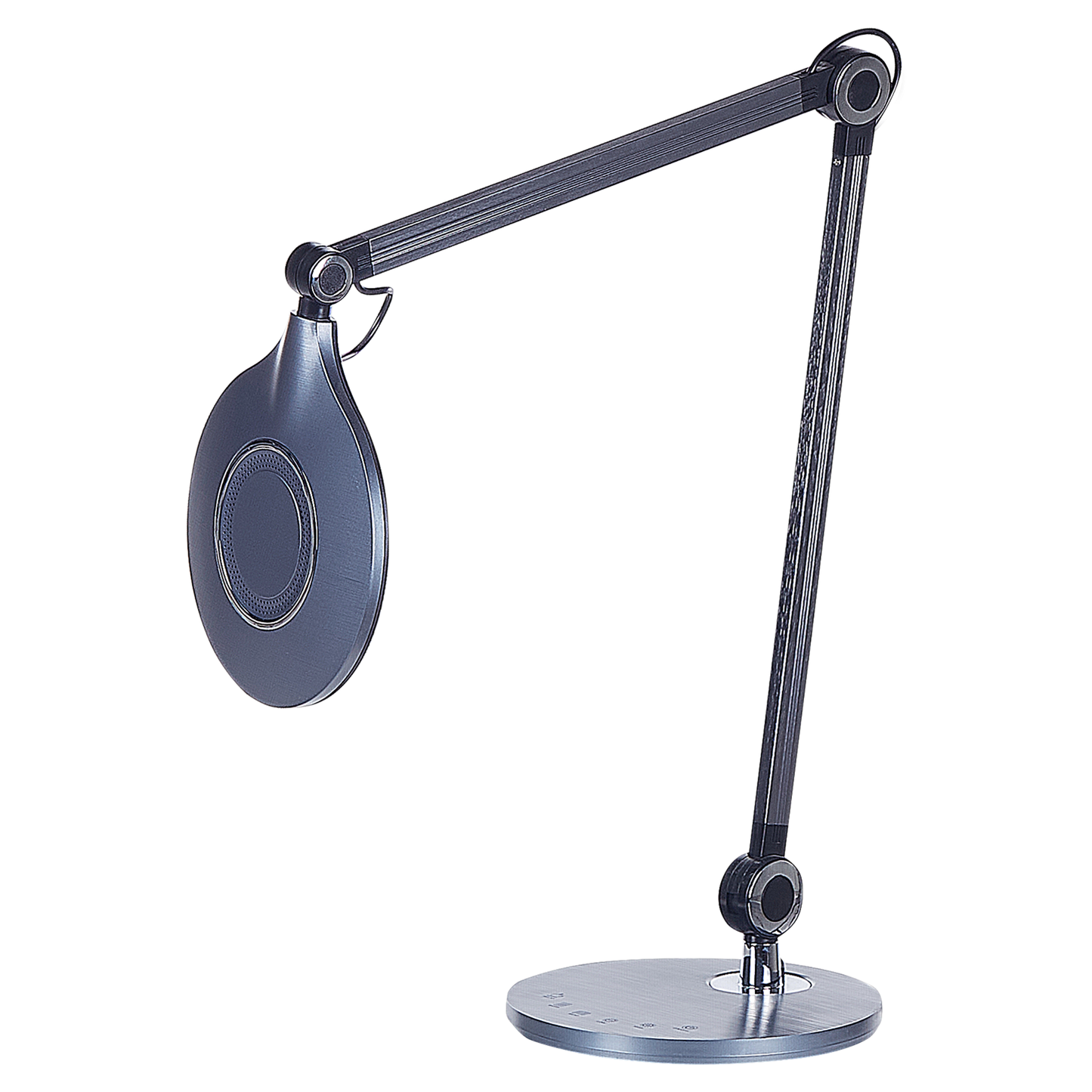 LED Schreibtischlampe ERIDANUS mit Dimmer Metall Schwarz