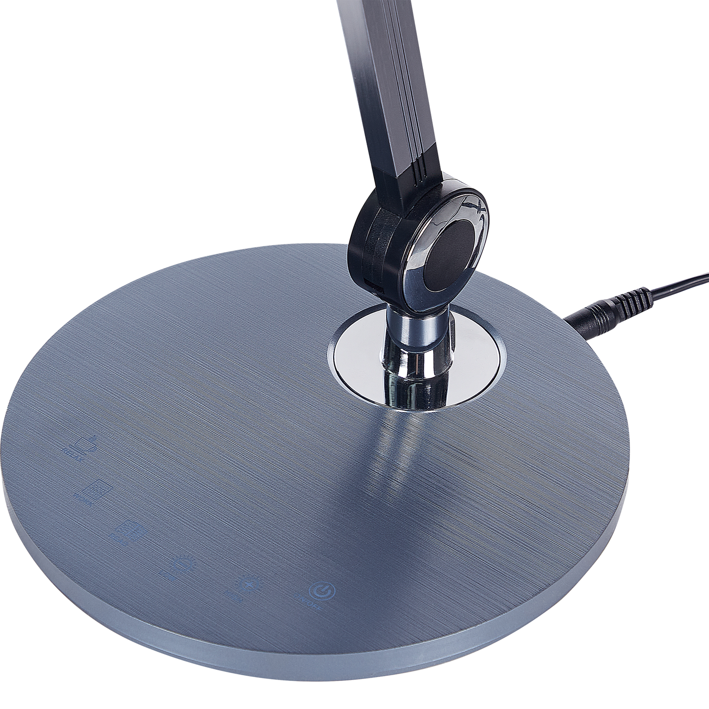 LED Schreibtischlampe ERIDANUS mit Dimmer Metall Schwarz