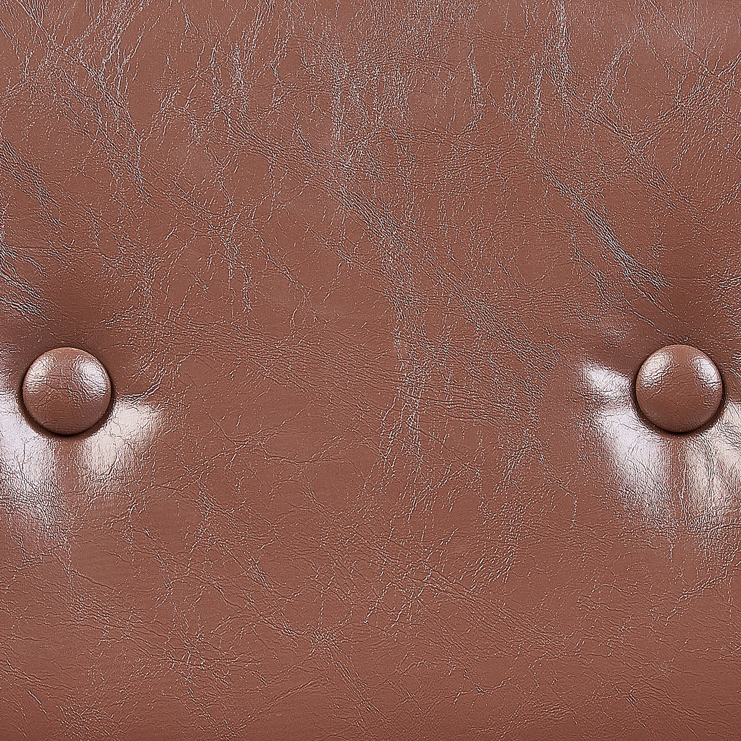 Bürostuhl drehbar ALGERITA Kunstleder Braun