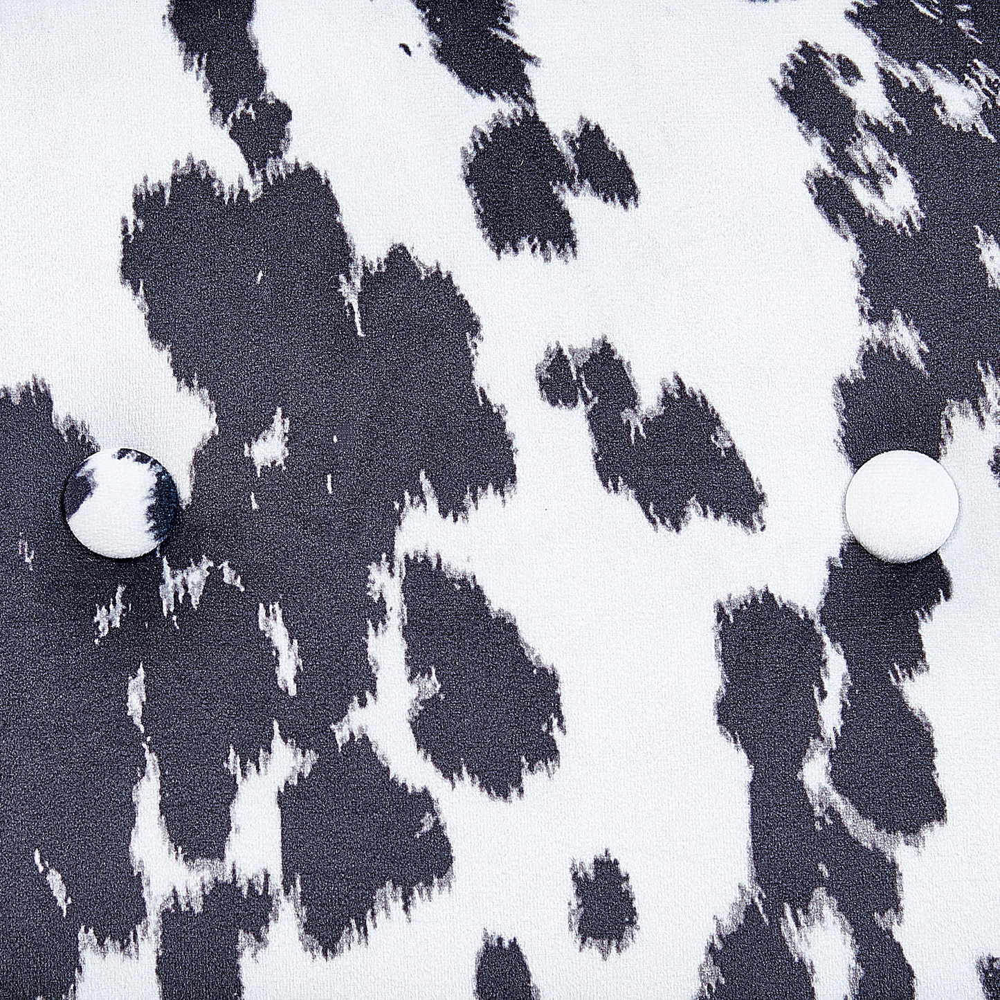 Bürostuhl Samtstoff Schwarz-Weiss ALGERITA