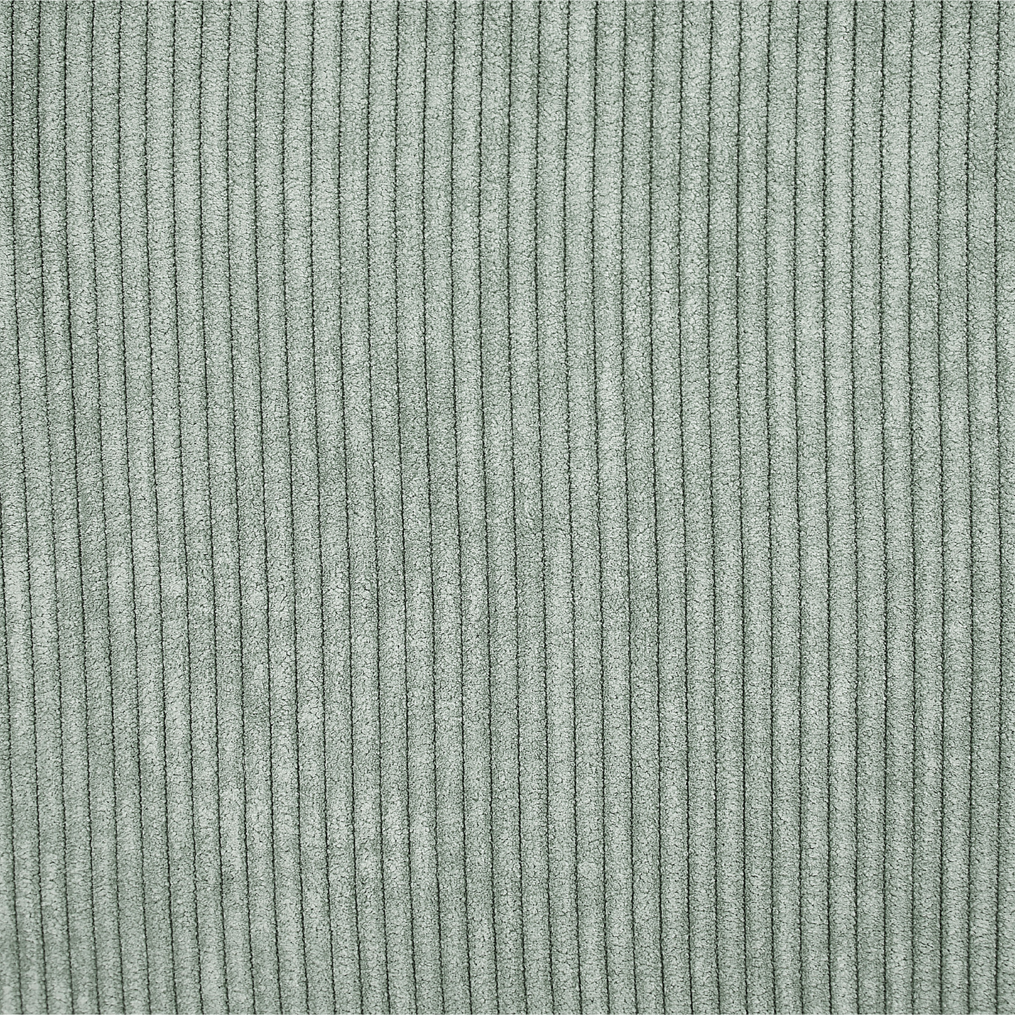 Dekokissen 2er Set ZINNIA Cord 43 x 43 cm Hellgrün Ohne Muster