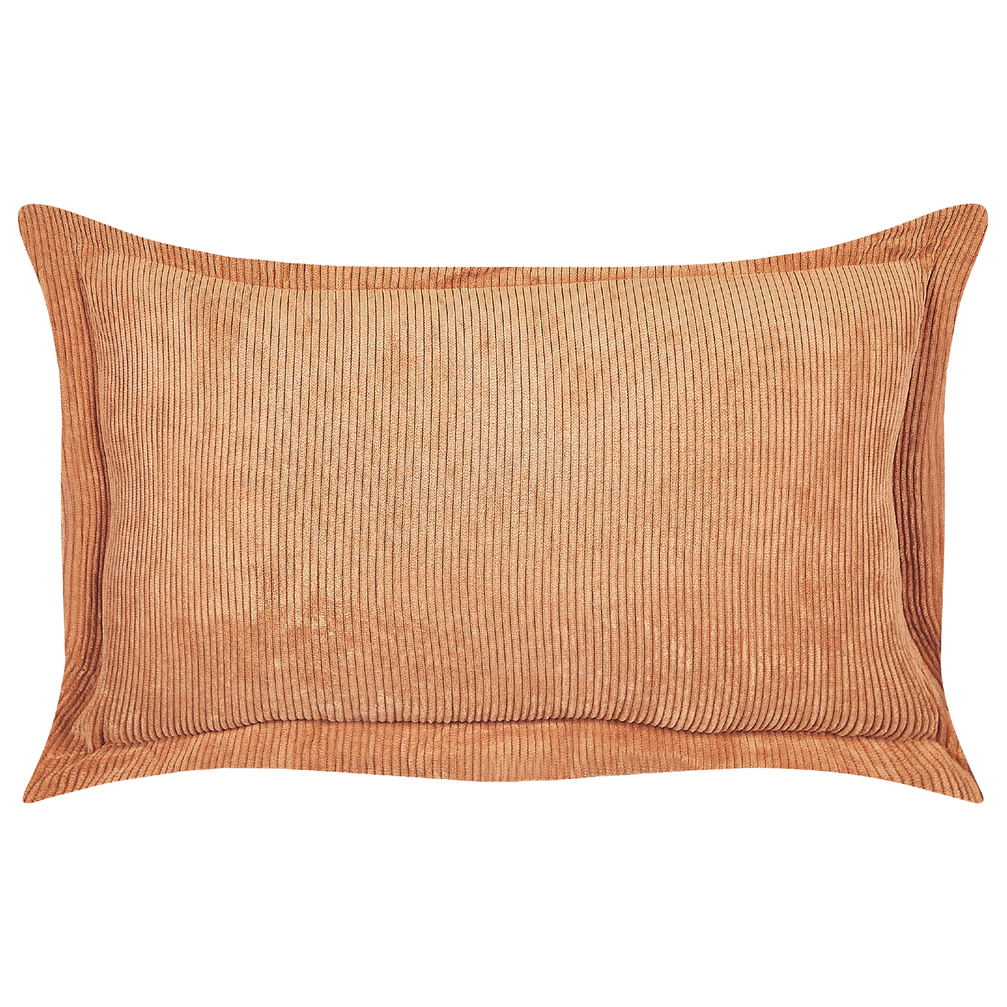 Dekokissen 2er Set ZINNIA Cord 47 x 27 cm Orange Ohne Muster