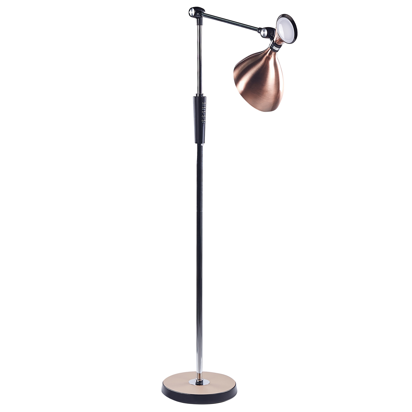LED Stehlampe ANDROMEDA mit Dimmer Metall Kupfer