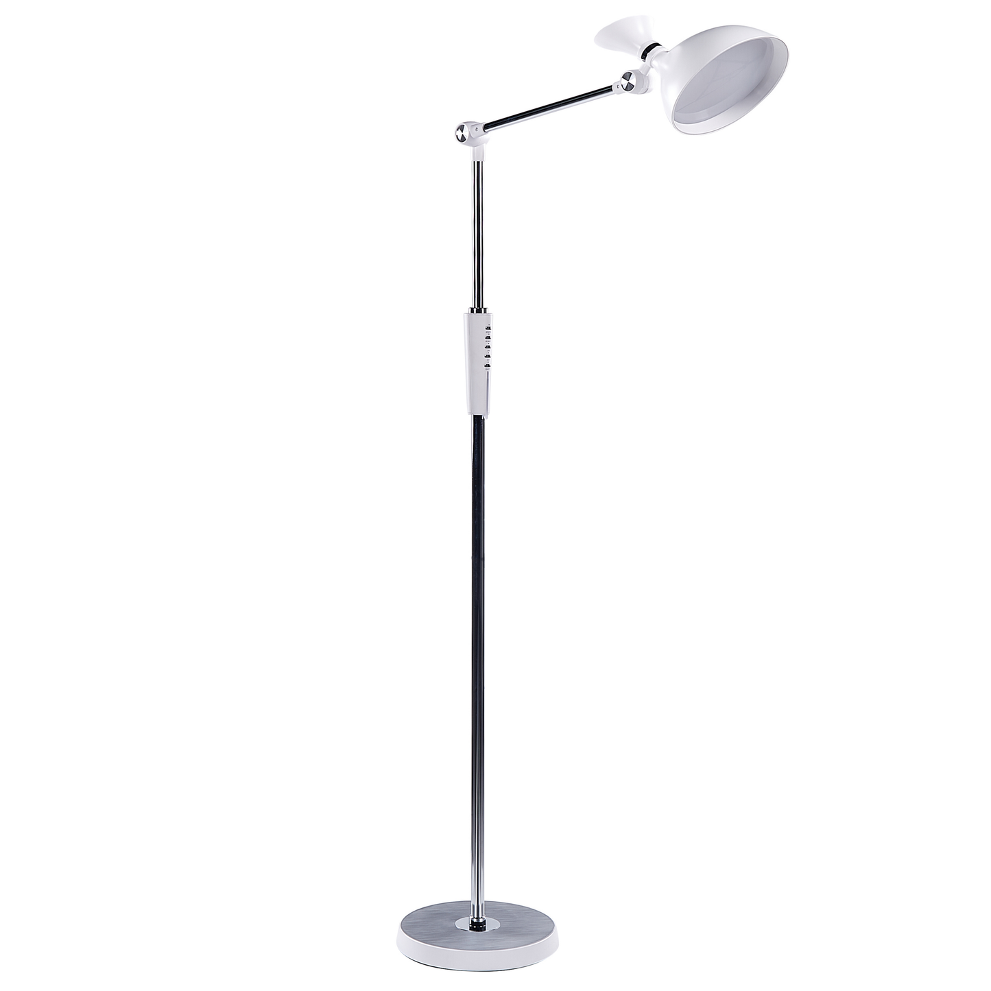 LED Stehlampe ANDROMEDA mit Dimmer Metall Weiss