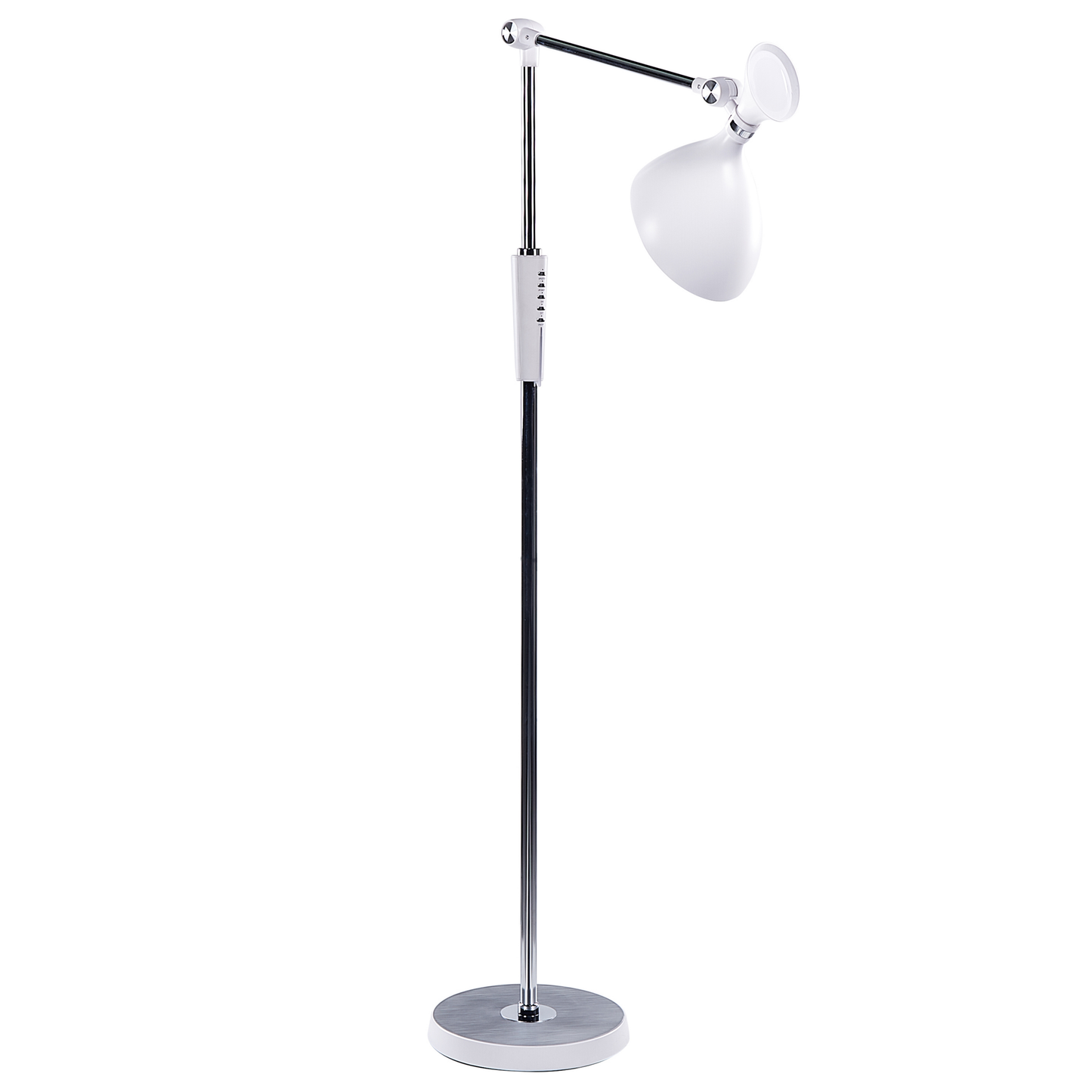 LED Stehlampe ANDROMEDA mit Dimmer Metall Weiss