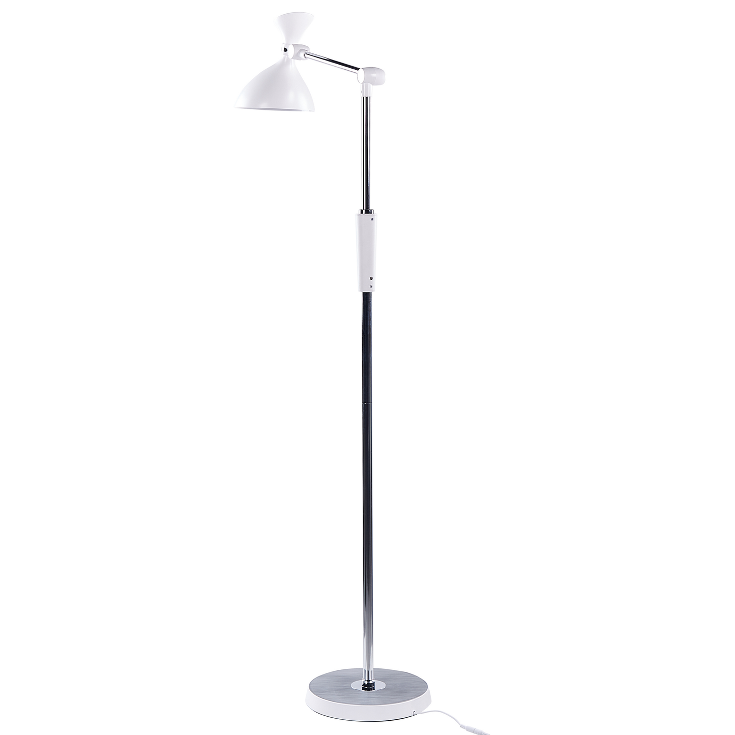 LED Stehlampe ANDROMEDA mit Dimmer Metall Weiss