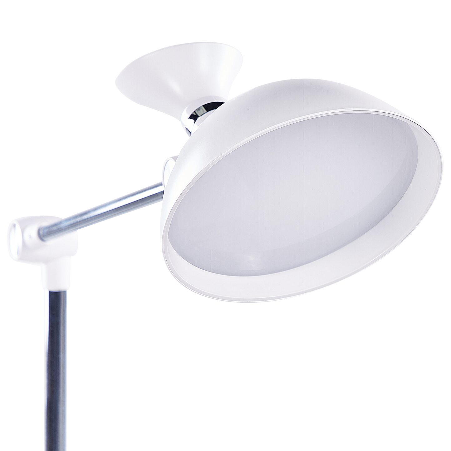 LED Stehlampe ANDROMEDA mit Dimmer Metall Weiss
