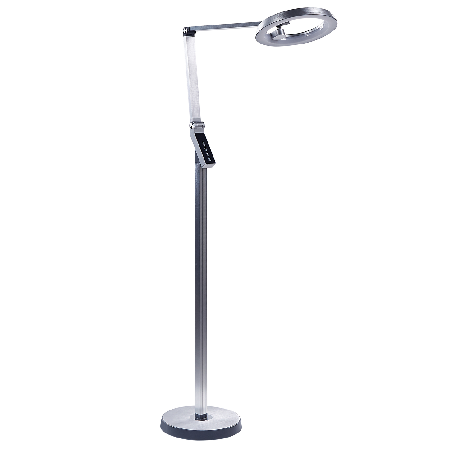 LED Stehlampe CARINA mit Dimmer Metall Silber