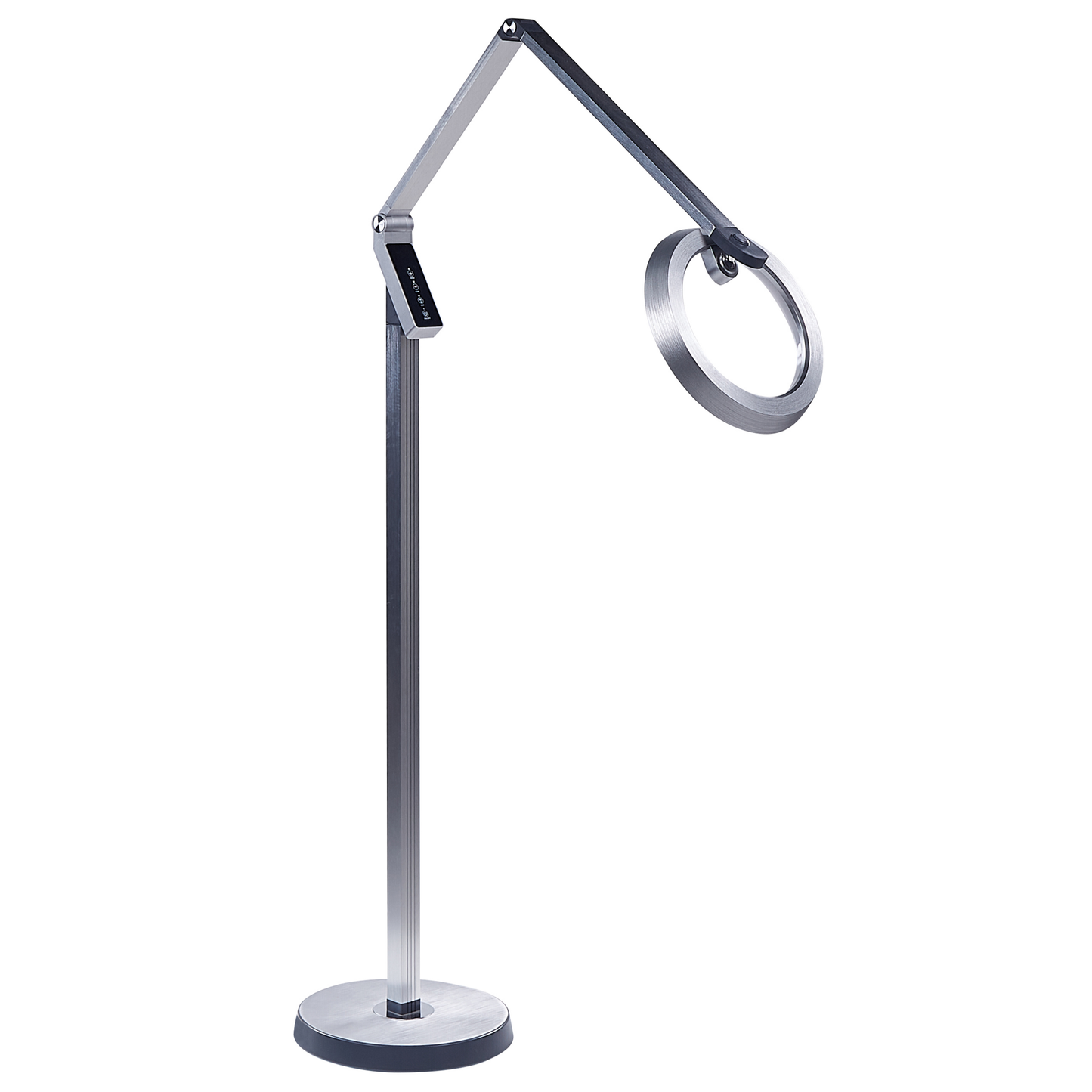 LED Stehlampe CARINA mit Dimmer Metall Silber