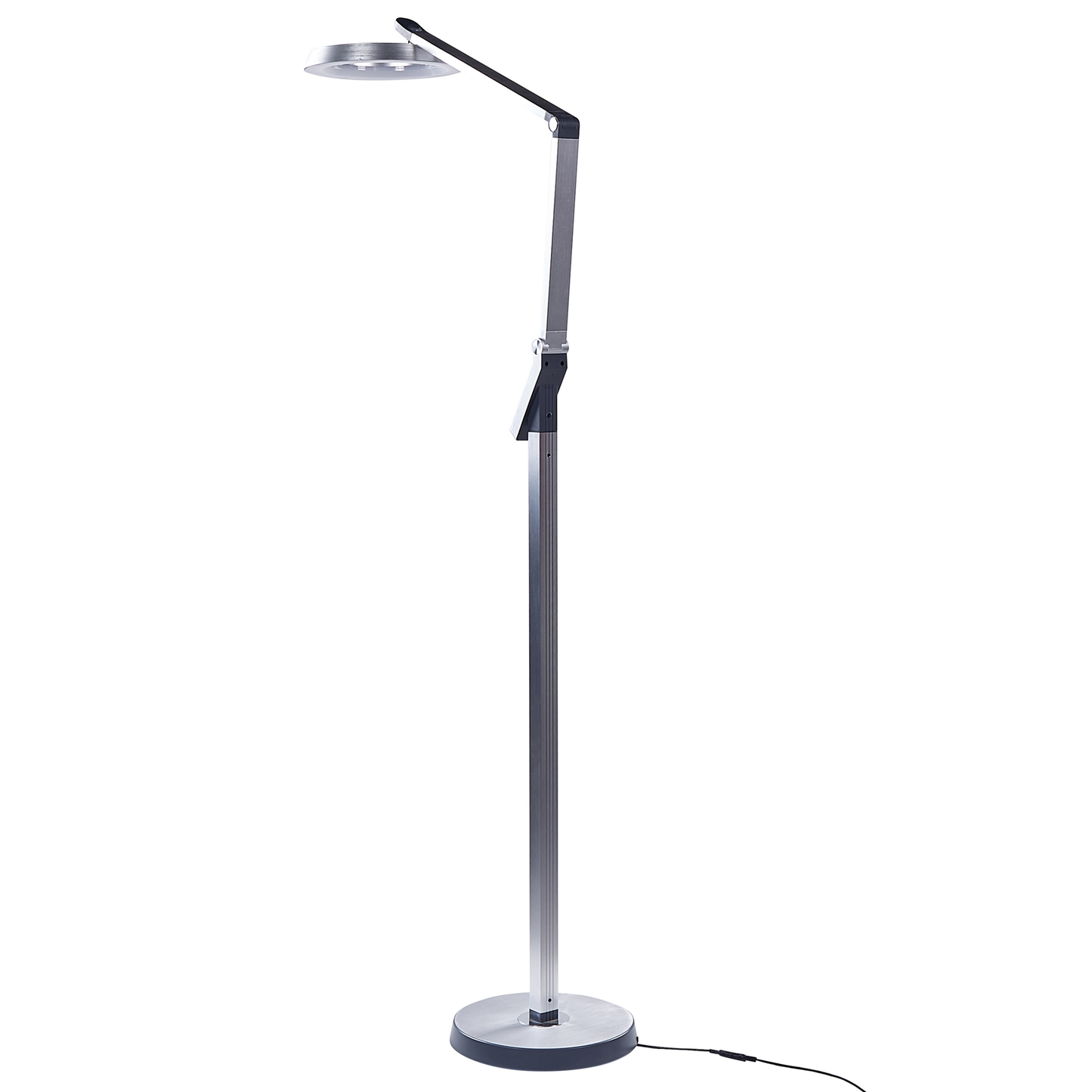 LED Stehlampe CARINA mit Dimmer Metall Silber