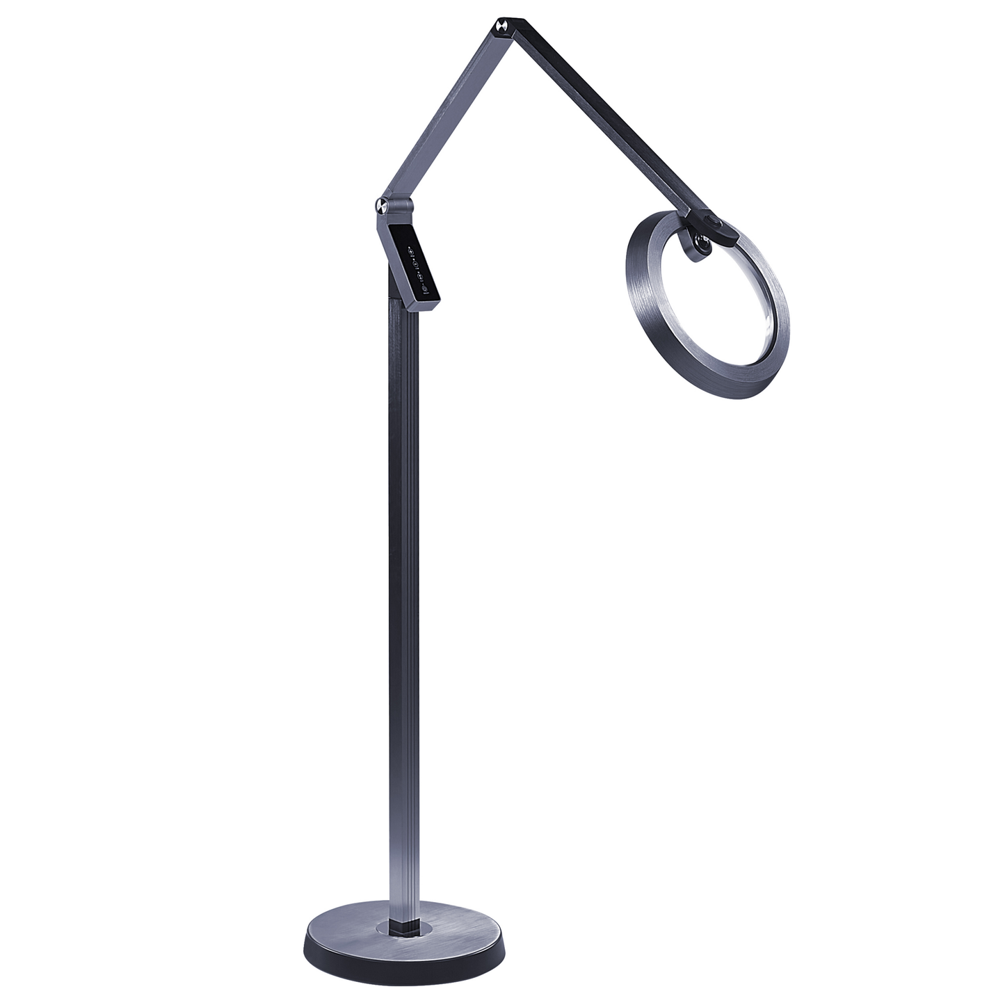 LED Stehlampe CARINA mit Dimmer Metall Dunkelgrau