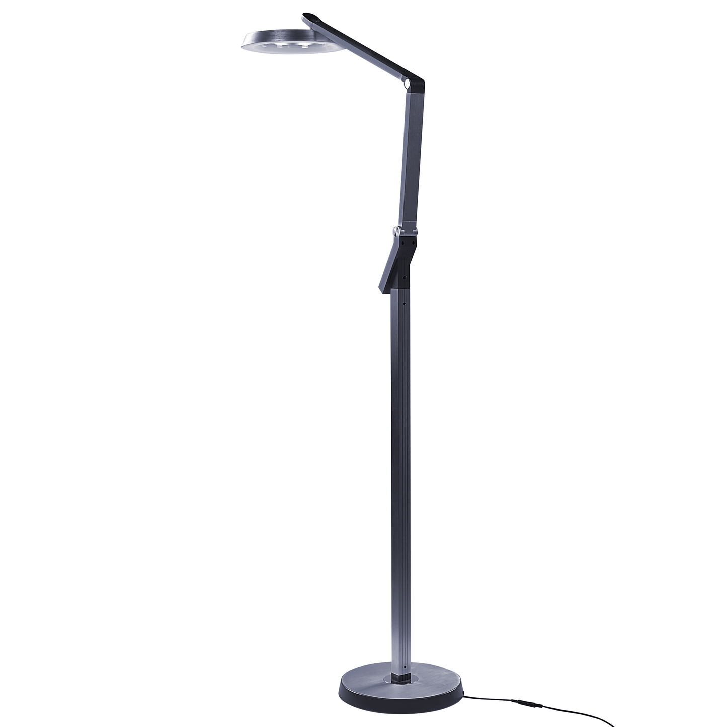 LED Stehlampe CARINA mit Dimmer Metall Dunkelgrau