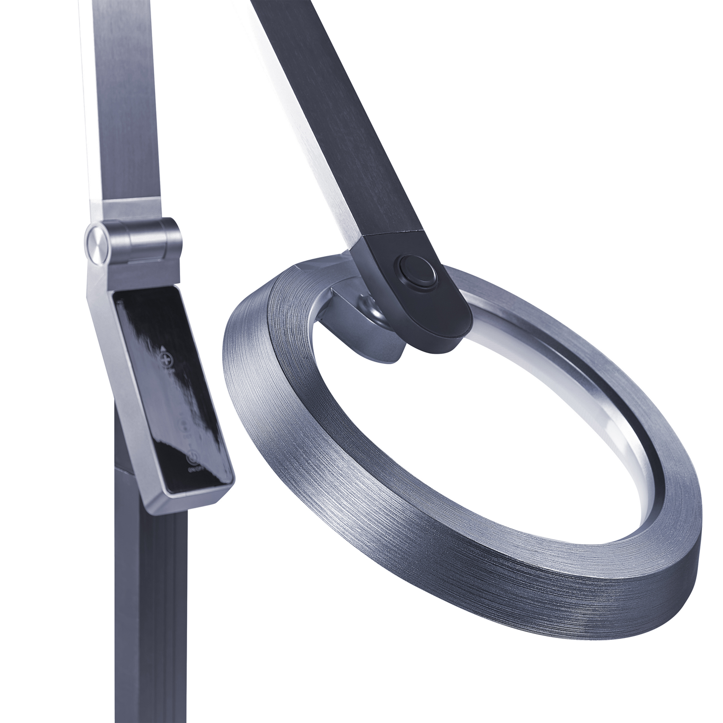 LED Stehlampe CARINA mit Dimmer Metall Dunkelgrau