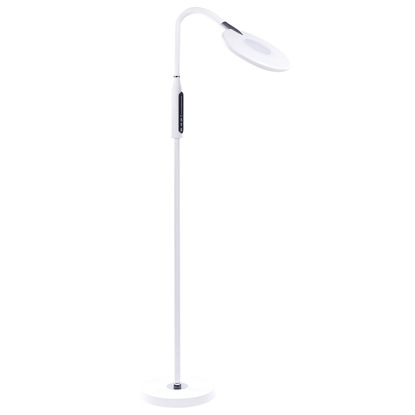 LED Stehlampe CASSIOPEIA mit Dimmer Metall Weiss