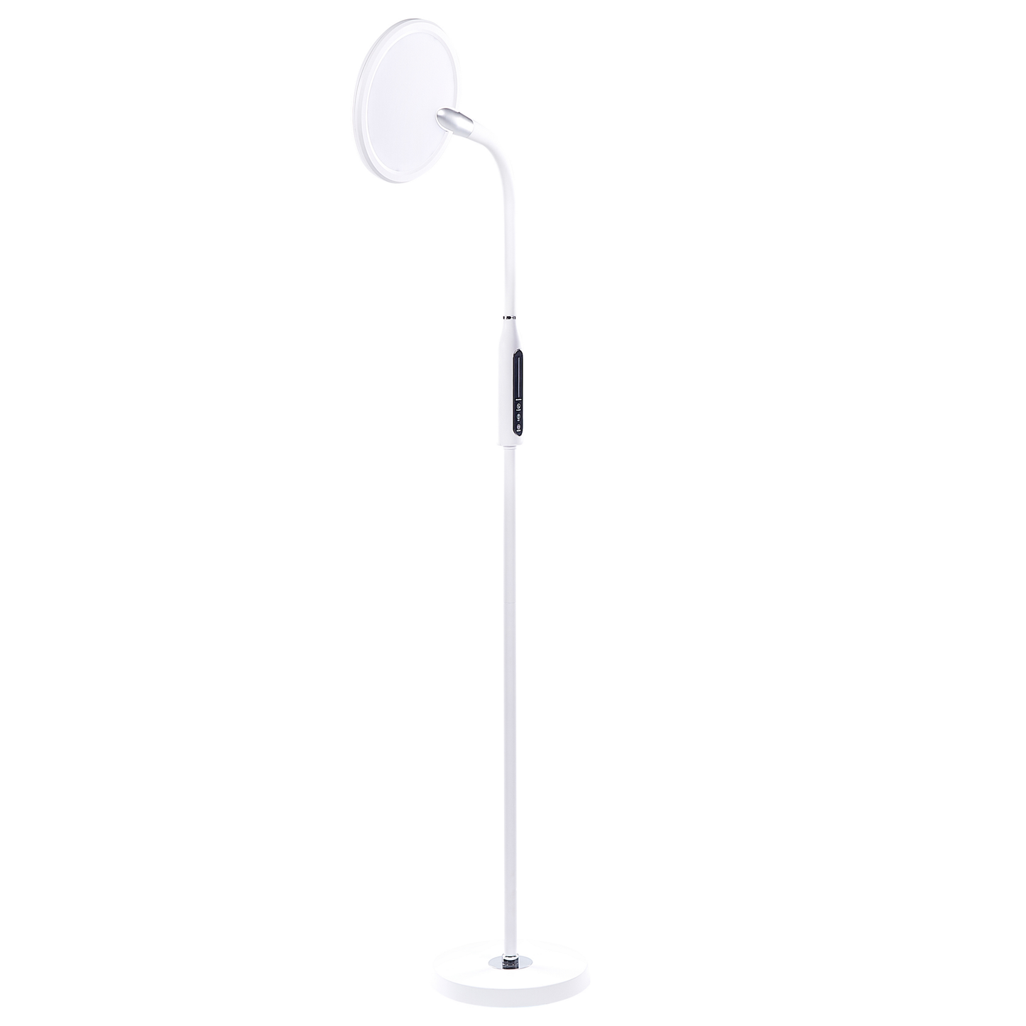 LED Stehlampe CASSIOPEIA mit Dimmer Metall Weiss