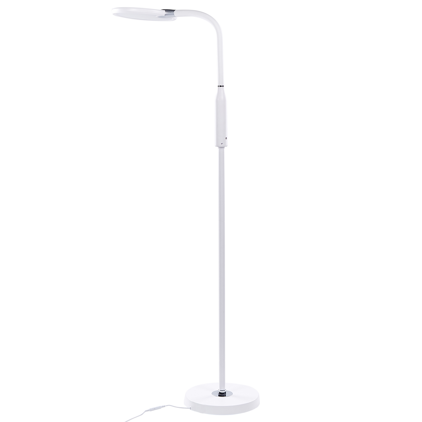 LED Stehlampe CASSIOPEIA mit Dimmer Metall Weiss