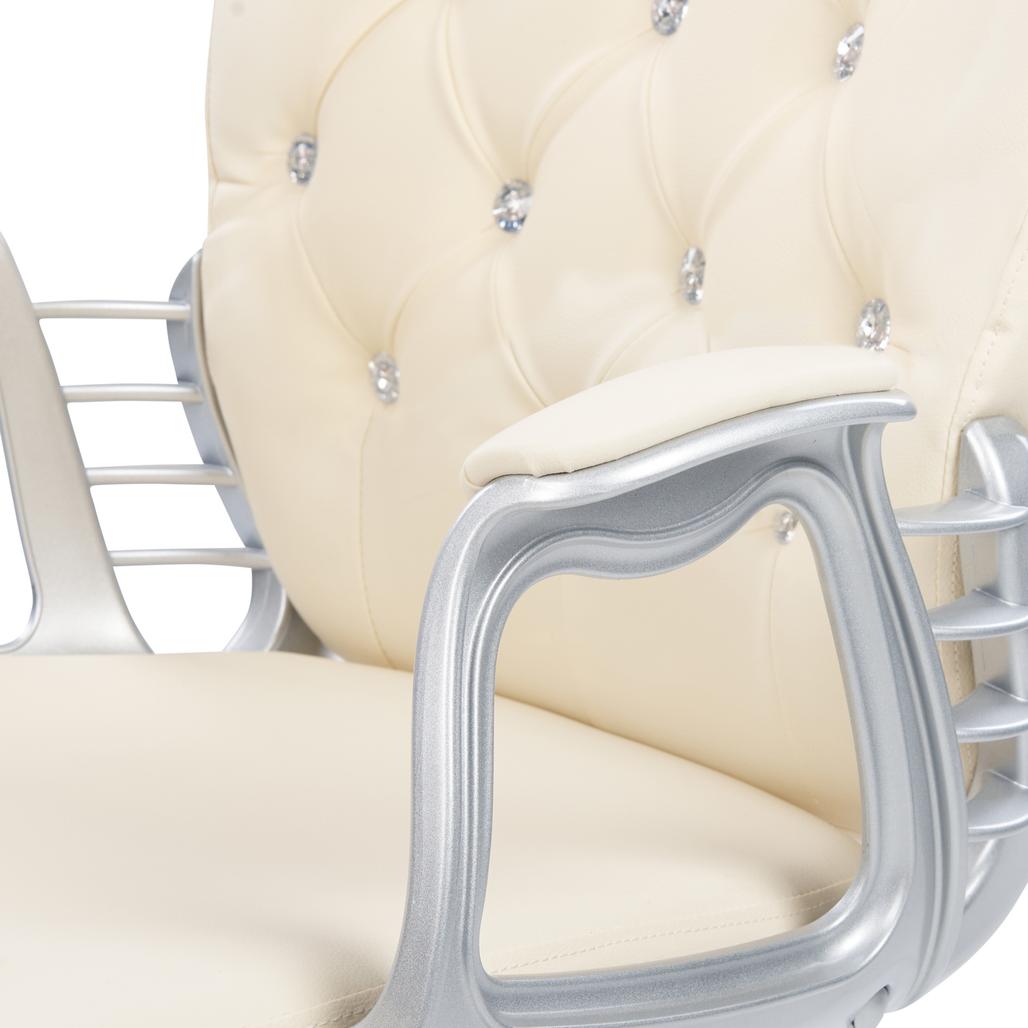 Bürostuhl Kunstleder Beige PRINCESS