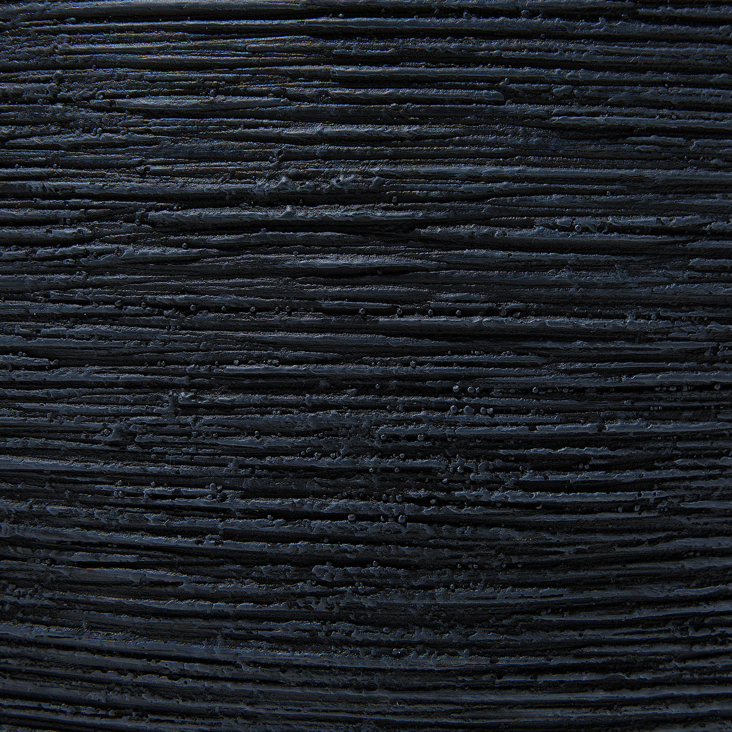 Blumenkübel ZAKROS Keramik 50 cm Schwarz
