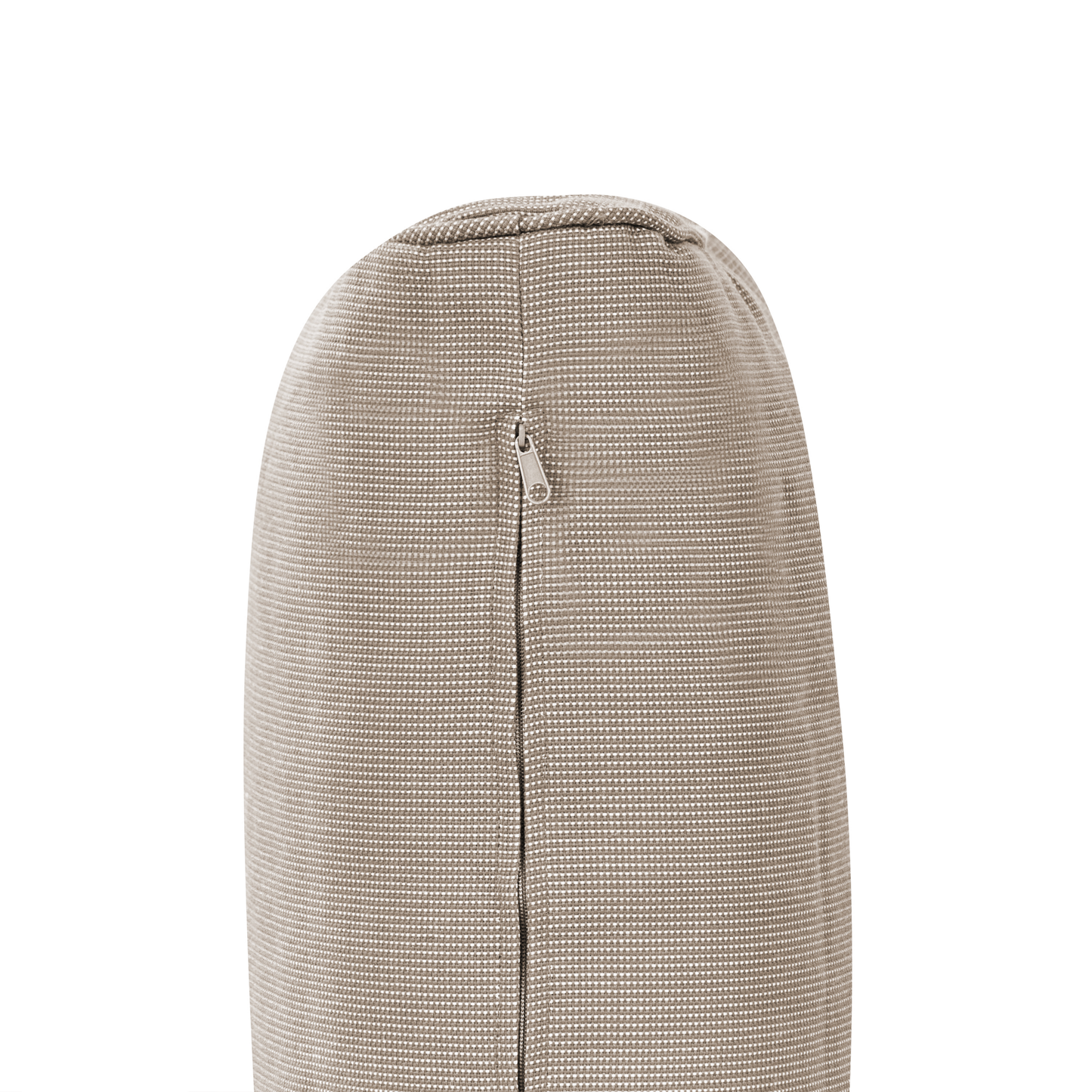 Lounge Set Akazienholz dunkelbraun 4-Sitzer linksseitig modular Auflagen taupe TIMOR II