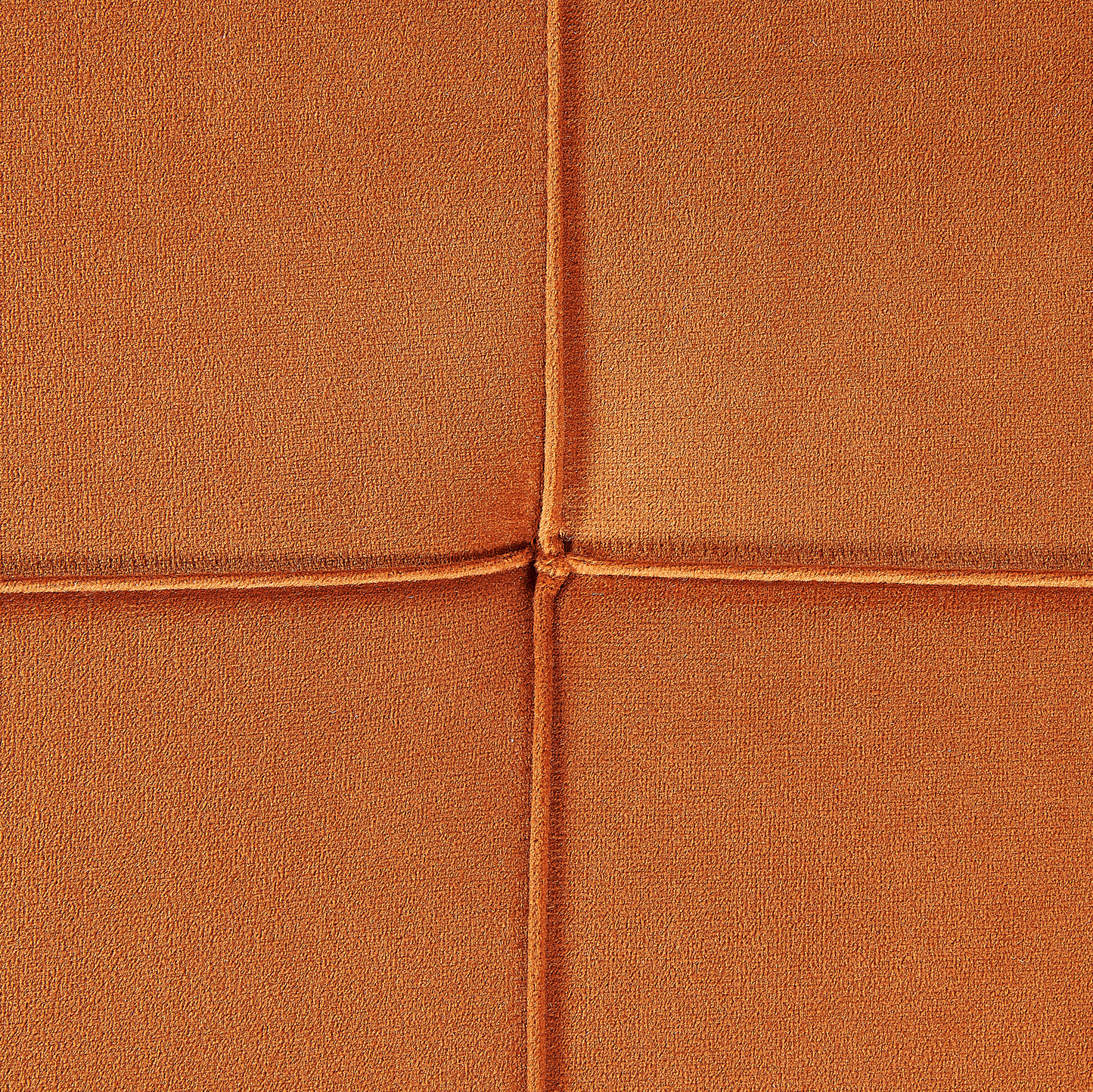 Chaiselongue Samtstoff orange linksseitig GONESSE