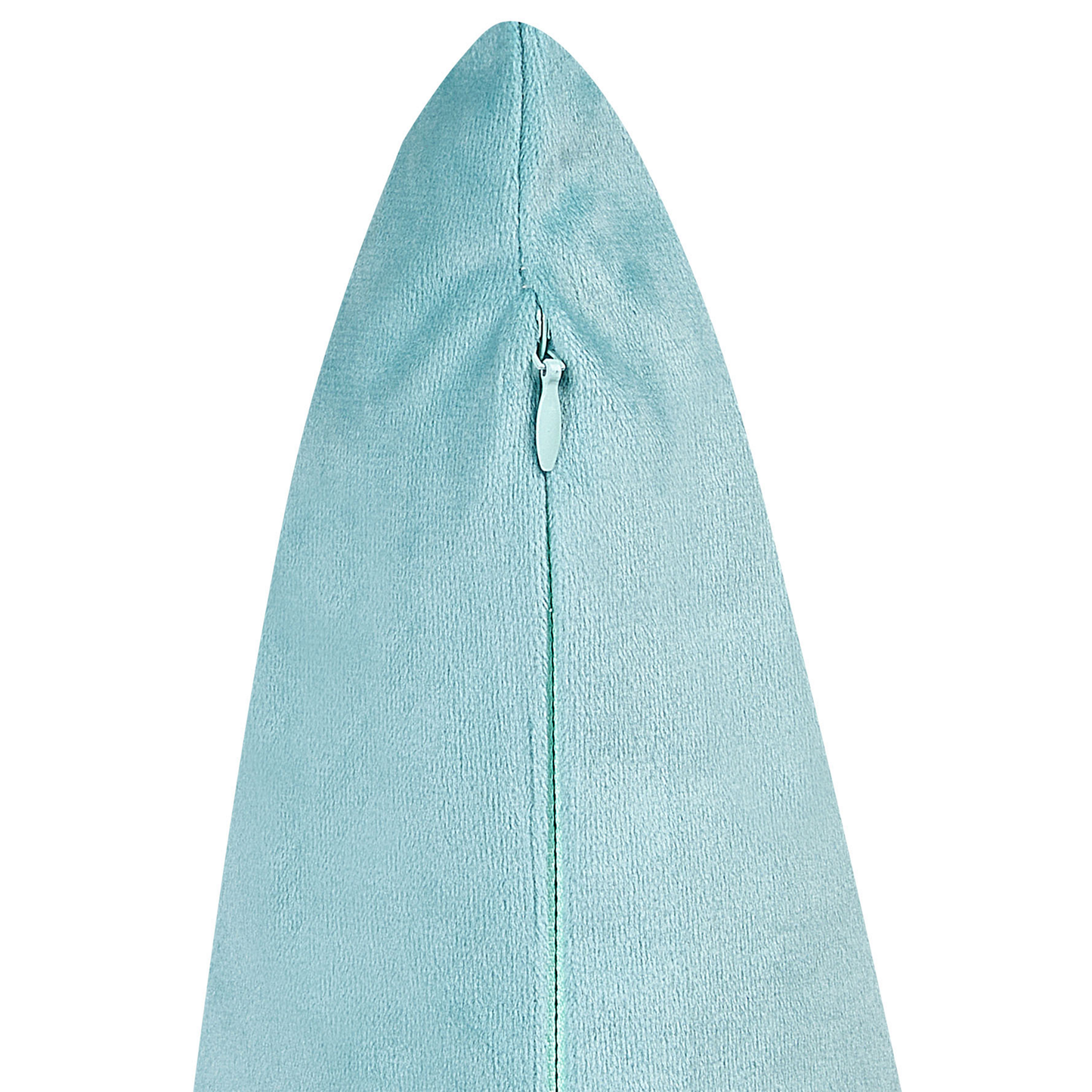 Dekokissen 2er Set ALLIUM Samtstoff 45 x 45 cm Blau Streifenmuster