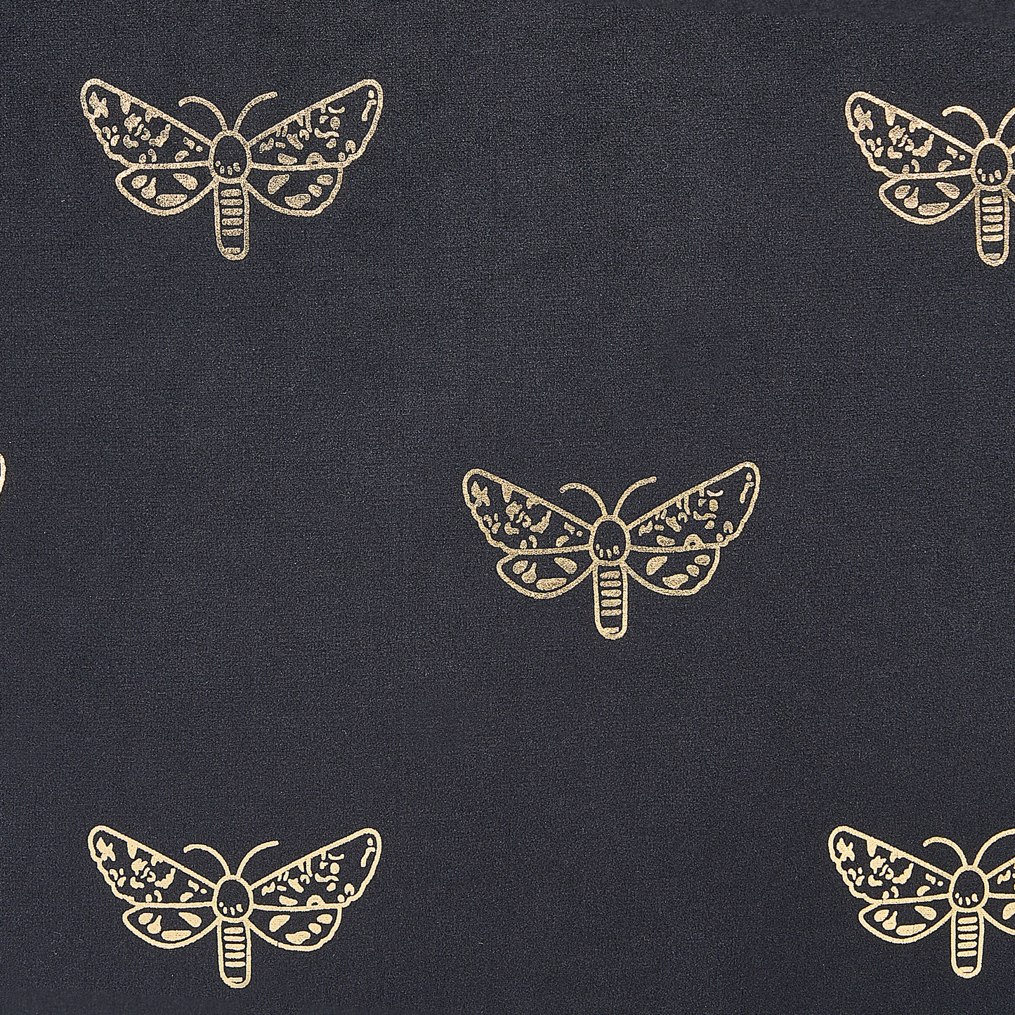 Dekokissen 2er Set YUZURI Samtstoff 45 x 45 cm Schwarz Tiermuster