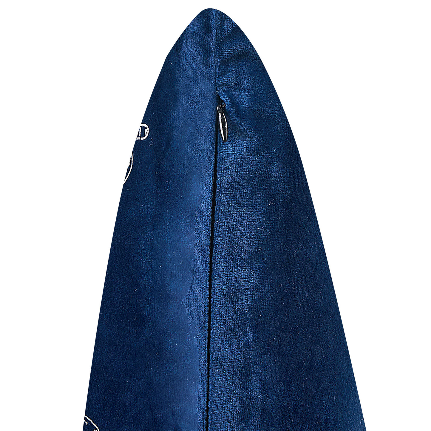 Dekokissen 2er Set YUZURI Samtstoff 45 x 45 cm Marineblau Tiermuster