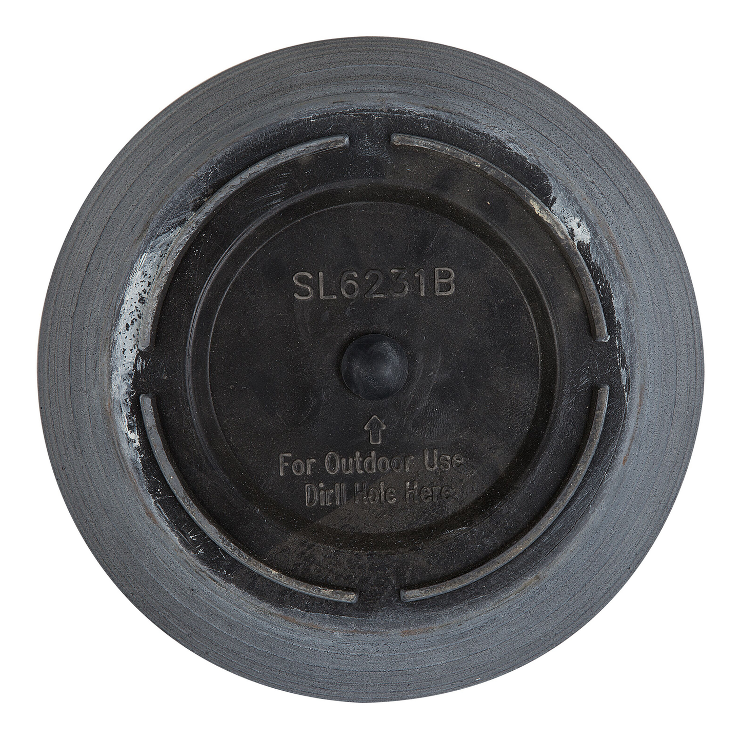 Set mit 2 Blumentöpfen KATALIMA Stein 43 cm Grau