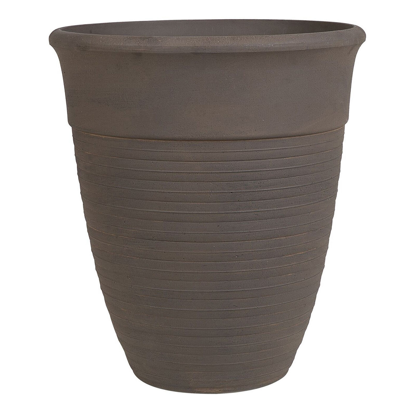 Set mit 2 Blumentöpfen KATALIMA Stein 43 cm Braun