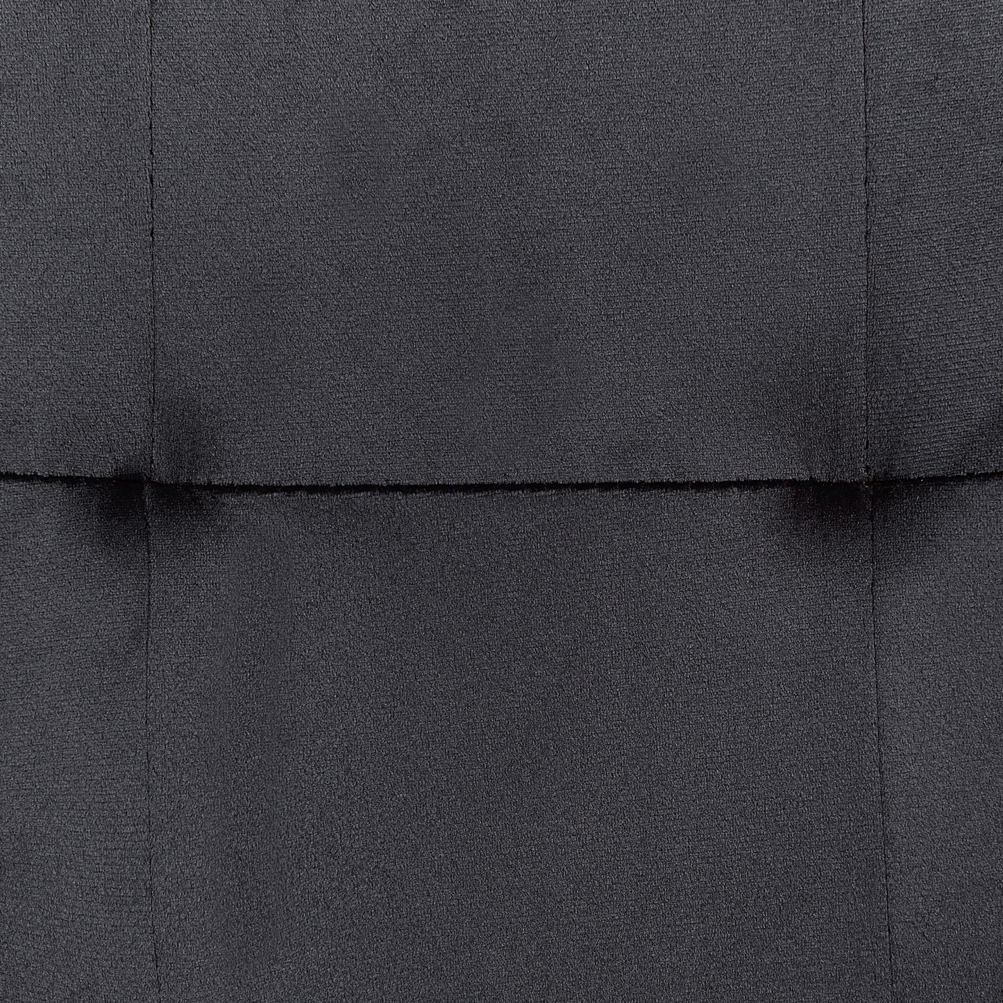 Esszimmerstuhl 2er Set Samtstoff Schwarz JASMIN