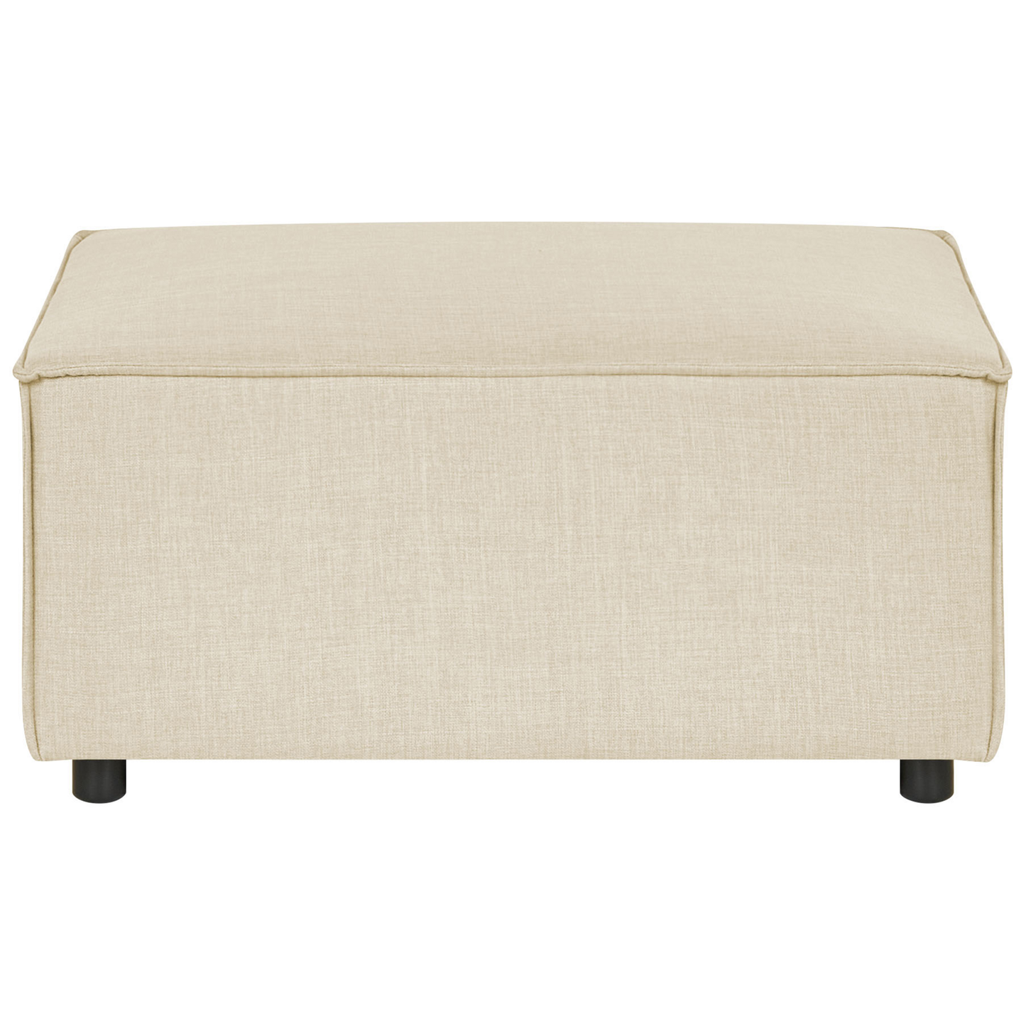 Ottomane APRICA Kunstleinen Beige