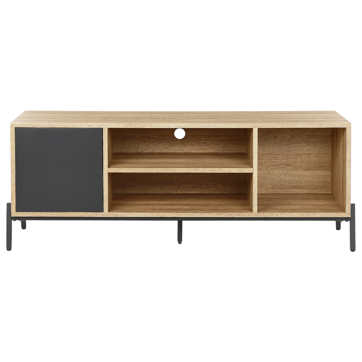 TV-Möbel MOINES Braun / Schwarz