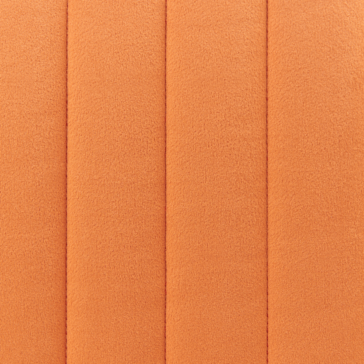 Pouf orange Samtstoff 45 x 45 cm DAYTON