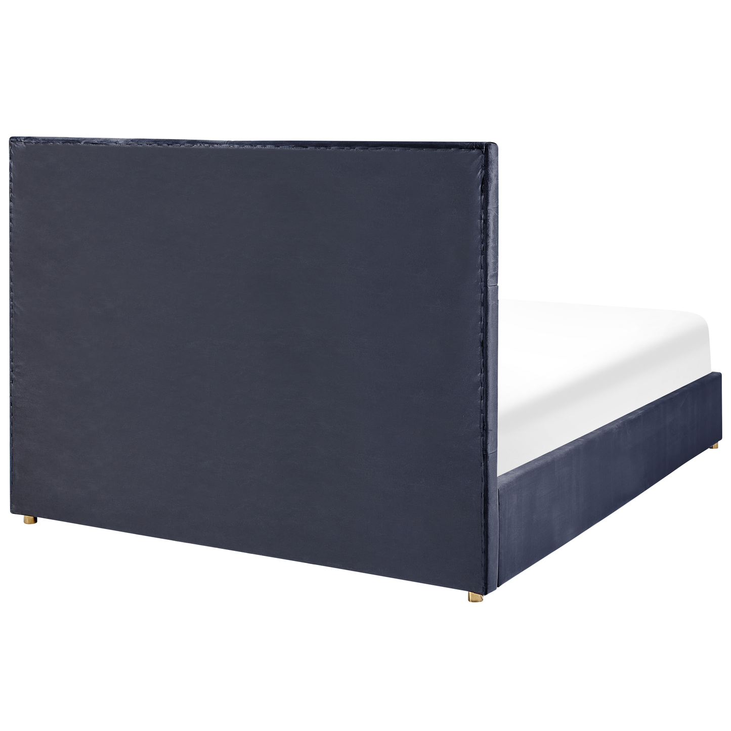 Bett mit Stauraum Samtstoff VERNOYES 180 x 200 cm Schwarz