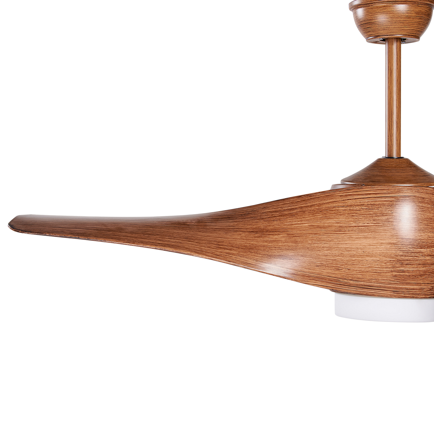 Deckenventilator mit Licht PARIA mit Fernbedienung Braun
