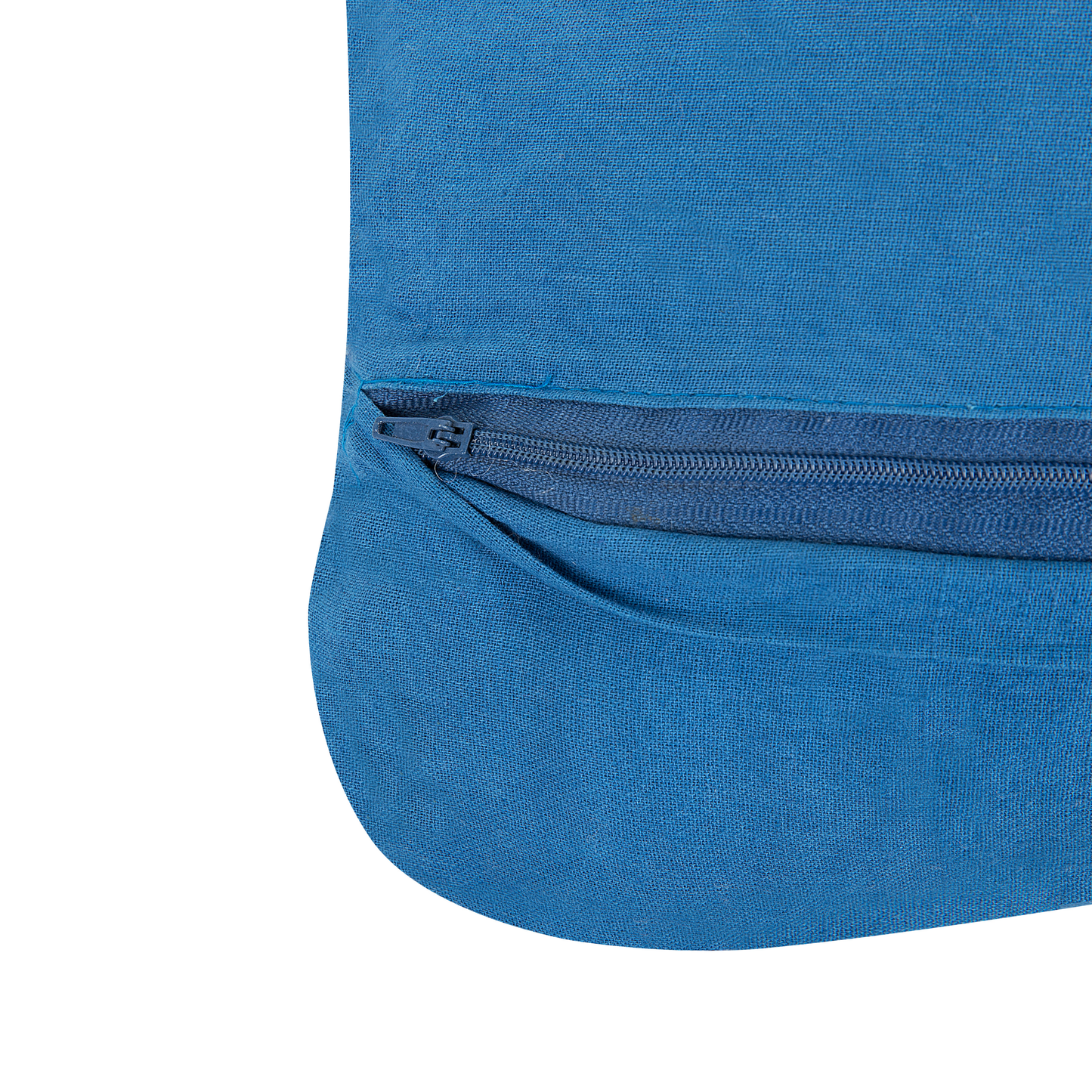 Dekokissen 2er Set KARATAS Baumwolle 45 x 45 cm Blau Geometrisches Muster