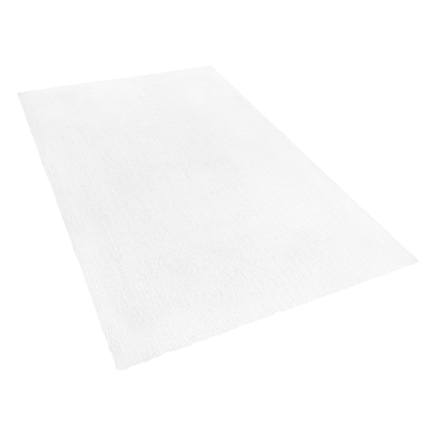 Teppich weiss 140 x 200 cm Shaggy DEMRE