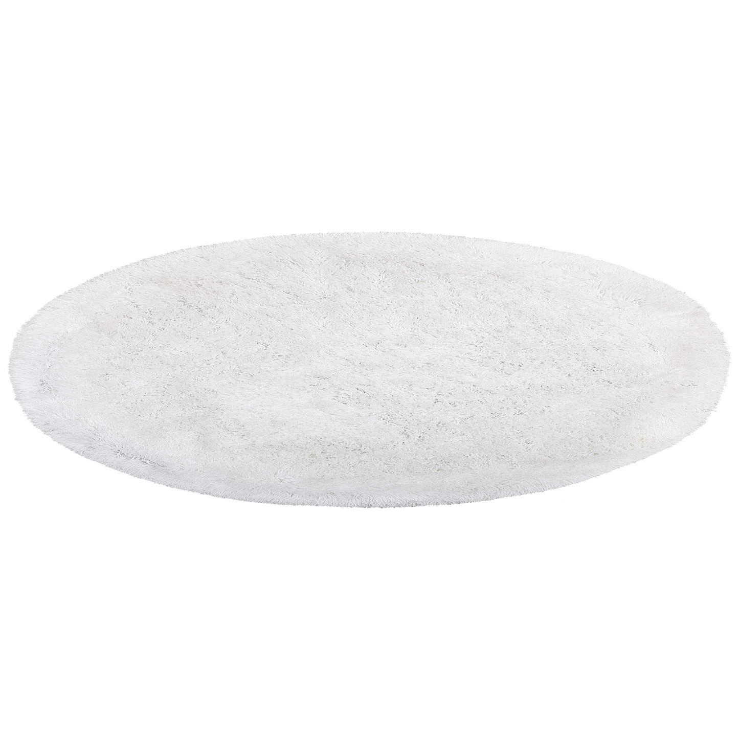 Teppich weiss ⌀ 140 cm Shaggy CIDE