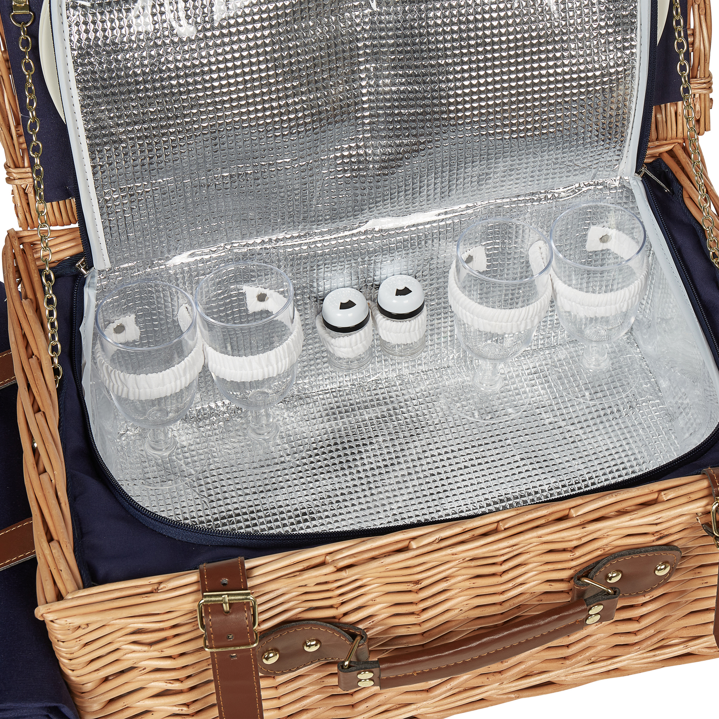 Picknickkorb CREPES Holz Braun