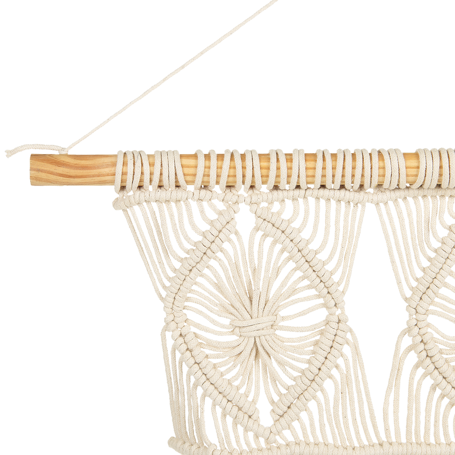 Wandbehang LAHRI Baumwolle 118 cm Beige