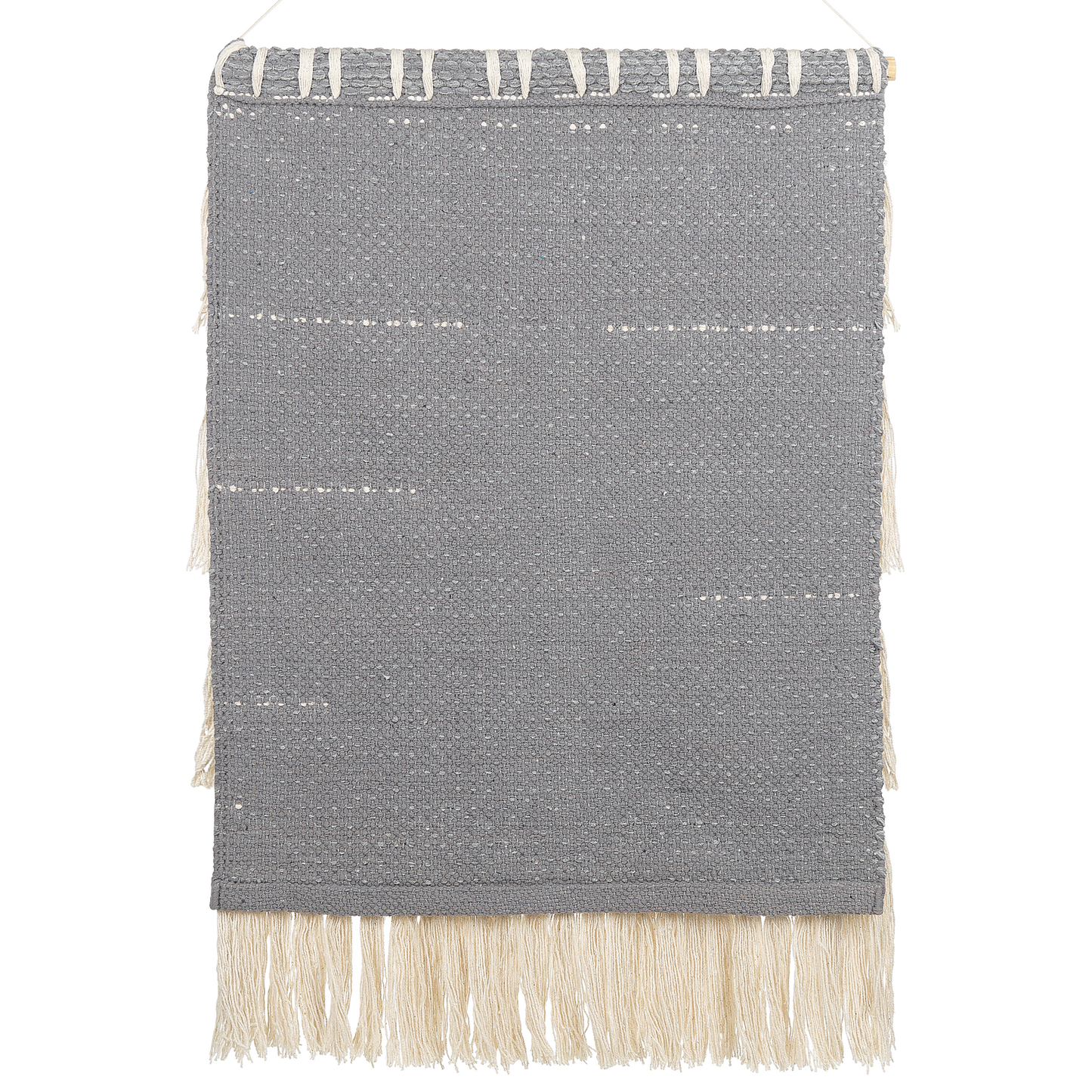 Wandbehang MAHRI Baumwolle 106 cm Grau
