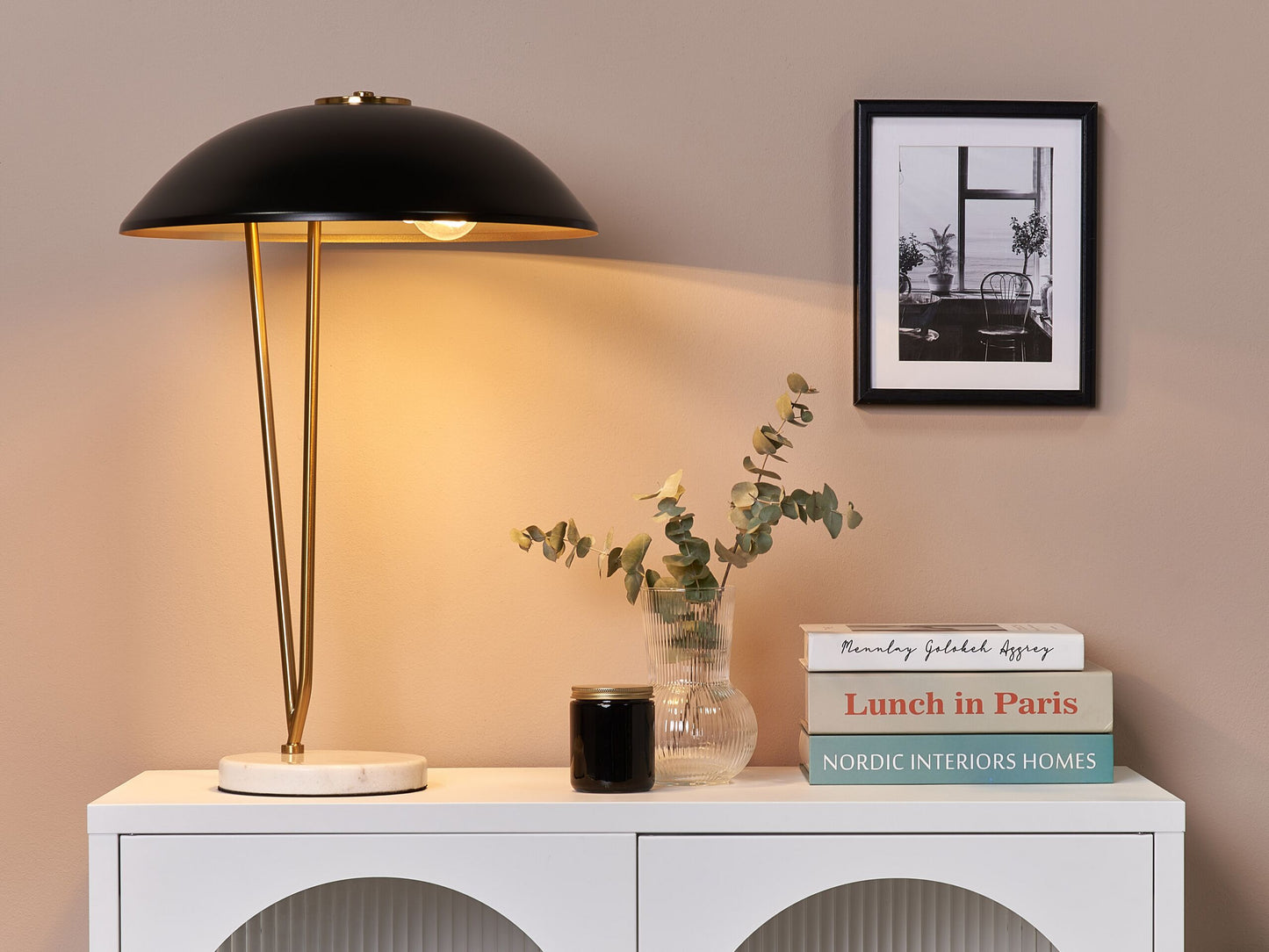 Tischleuchte DANTO Metall Schwarz