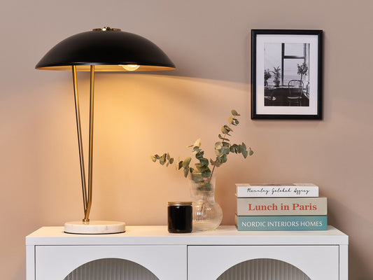 Tischleuchte DANTO Metall Schwarz