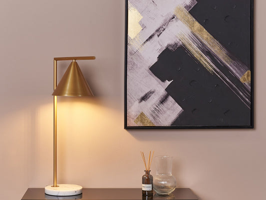 Tischleuchte MOCAL Metall Gold