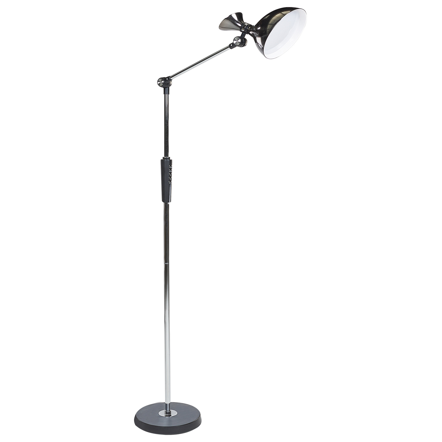 LED Stehlampe ANDROMEDA mit Dimmer Metall Silber