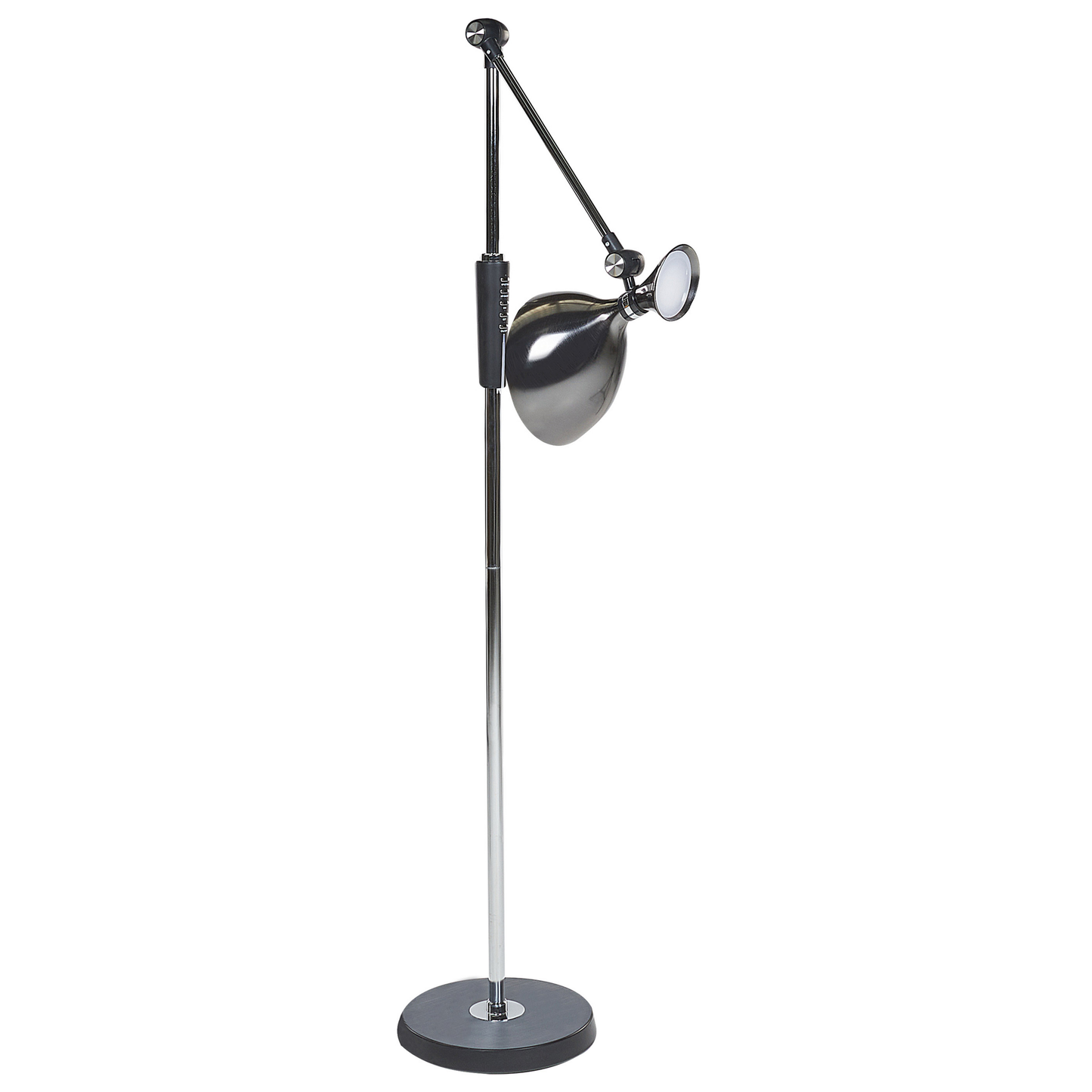 LED Stehlampe ANDROMEDA mit Dimmer Metall Silber