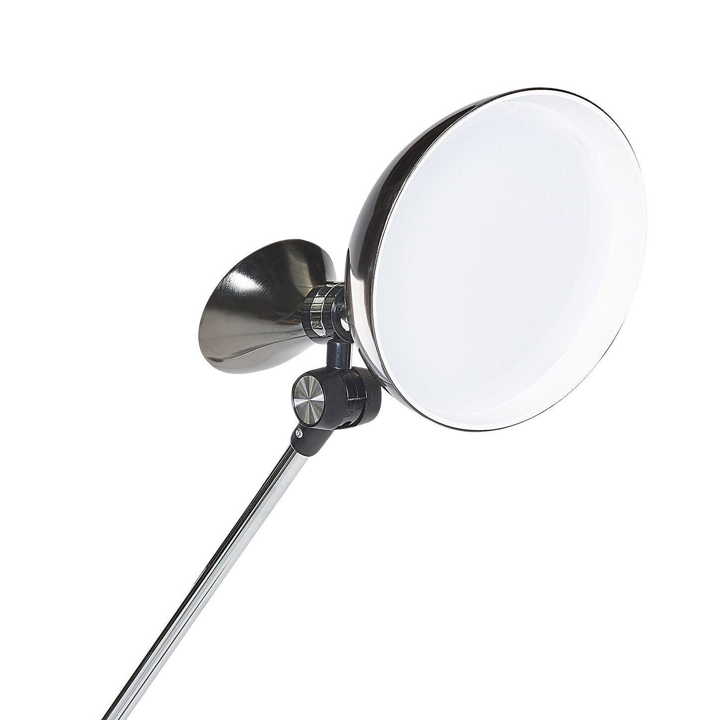 LED Stehlampe ANDROMEDA mit Dimmer Metall Silber