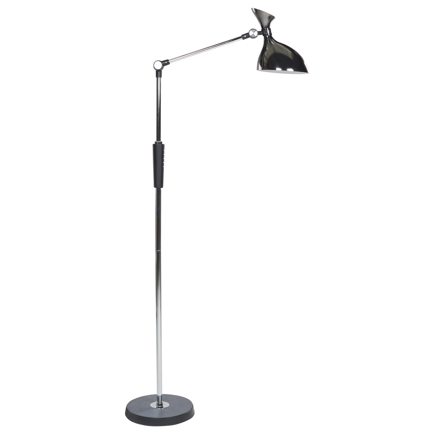 LED Stehlampe ANDROMEDA mit Dimmer Metall Silber